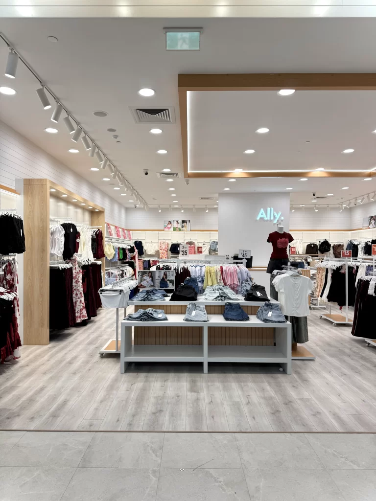 Ally Fashion Ellenbrook Central | Retail Fit-Out by Alldin | Perth Commercial Shopfitters