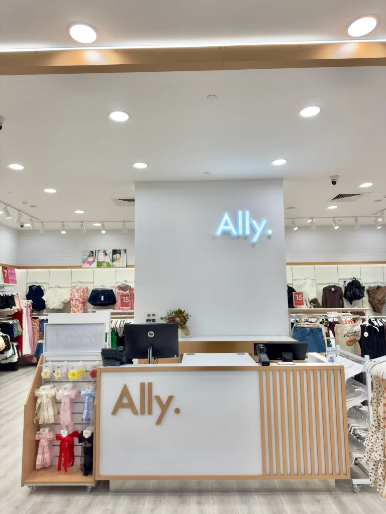 Ally Fashion Ellenbrook Central | Retail Fit-Out by Alldin | Perth Commercial Shopfitters