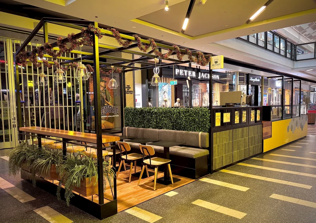 Bee Fluffy kiosk before refurbishment at Lakeside Joondalup