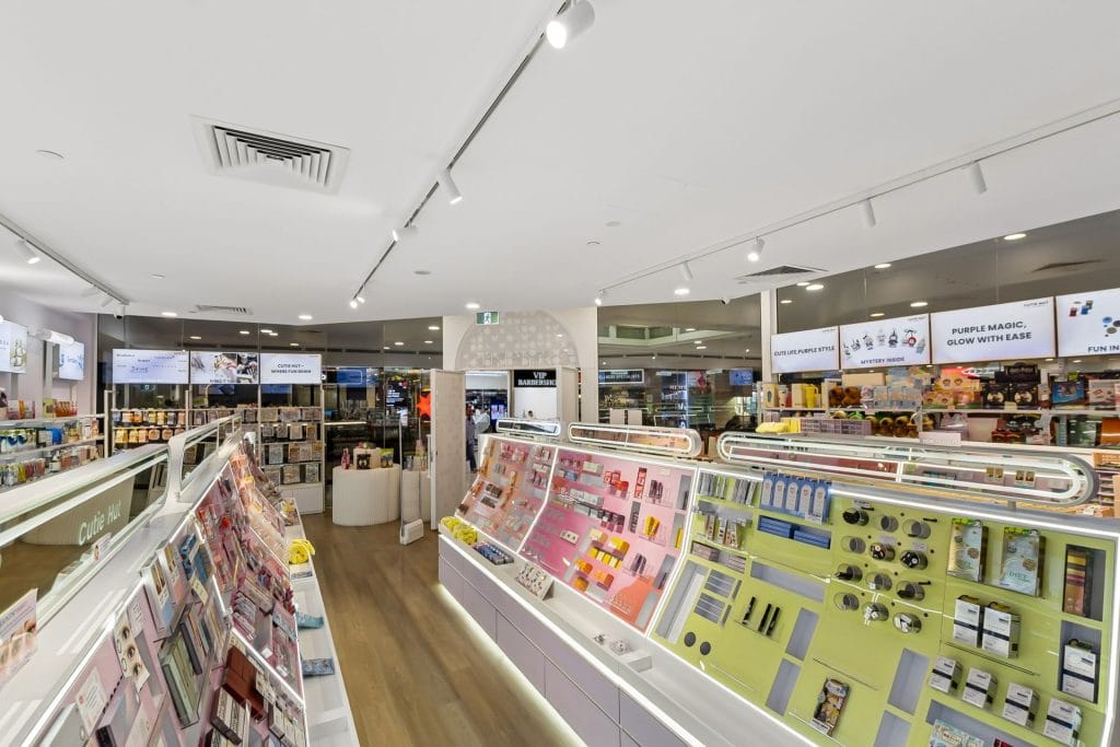 cutiehut commercial fitout by alldin