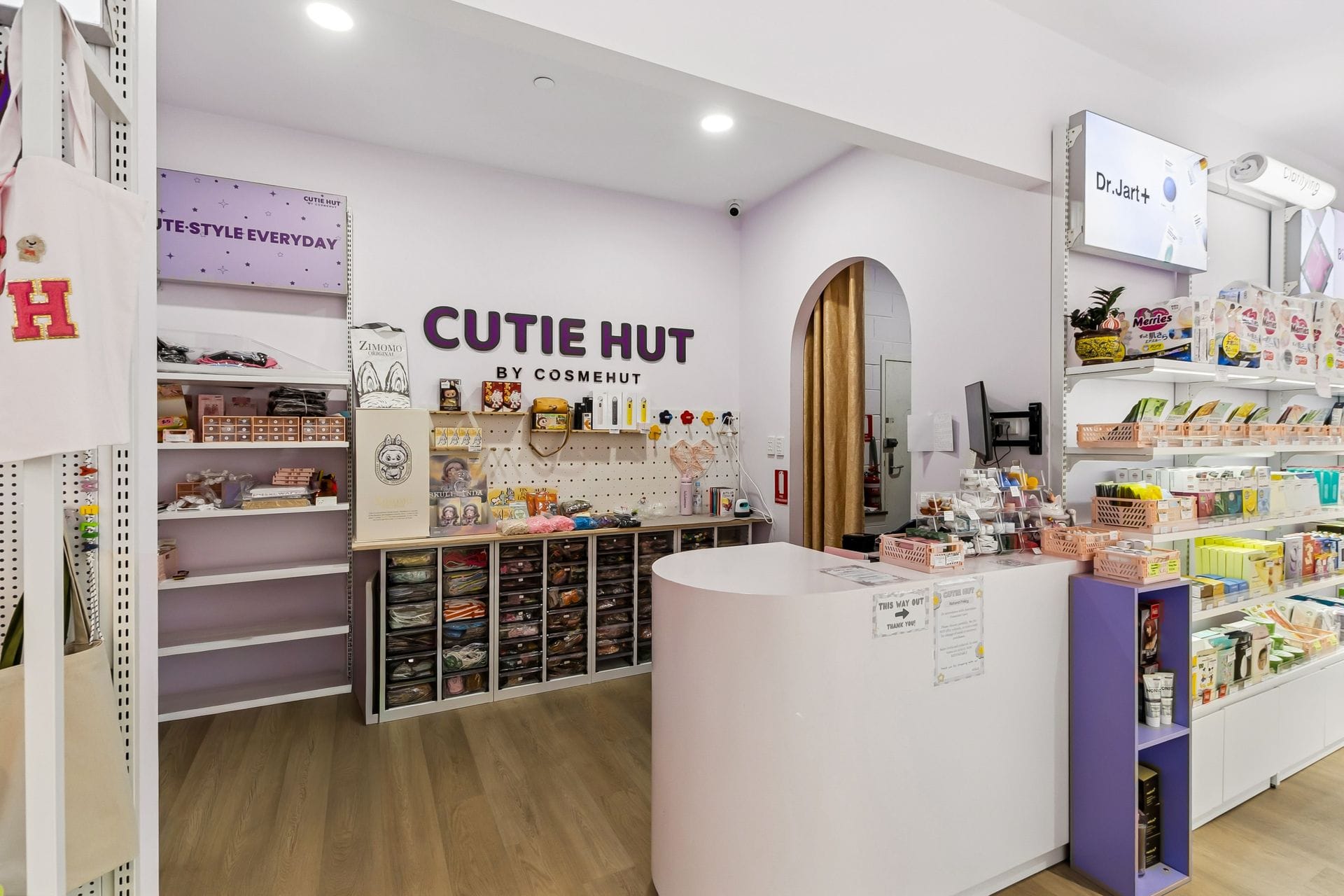 cutiehut commercial fitout by alldin